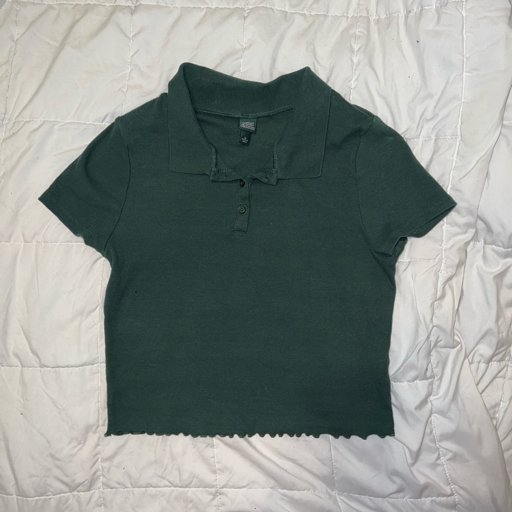 Wild Fable Cropped Collared Shirt